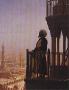Le Muezzin, the Call to Prayer. Jean - Leon Gerome